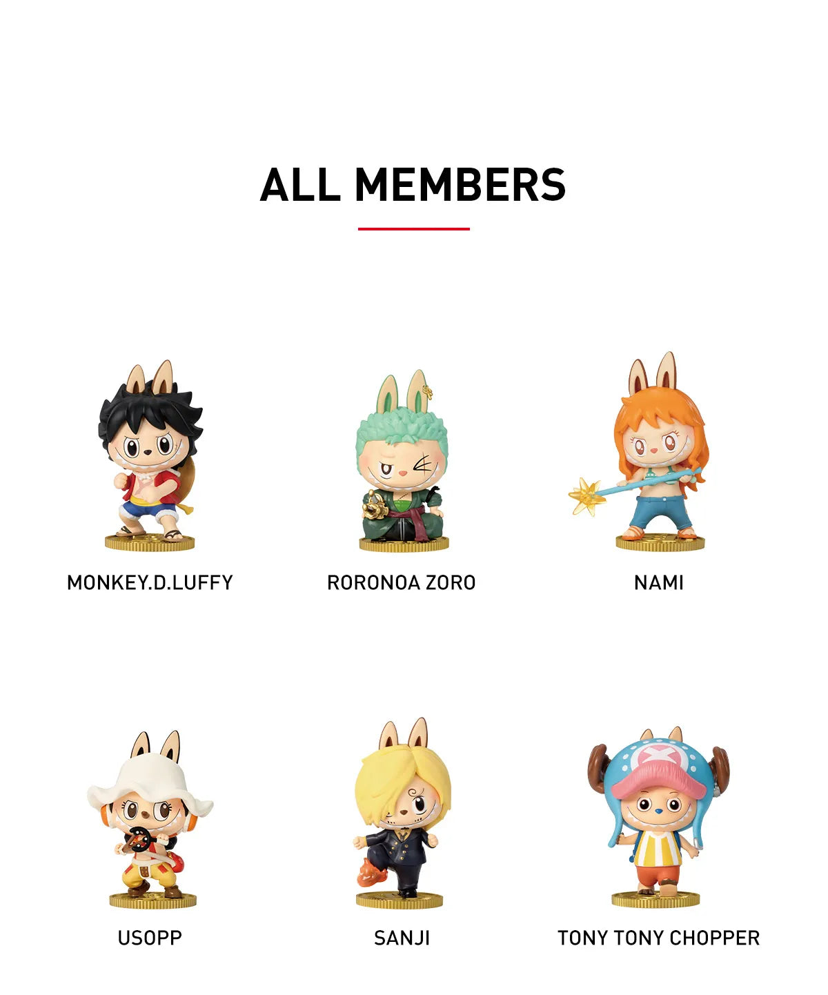 The Monsters x ONE PIECE (Labubu) Single Box (Blind)