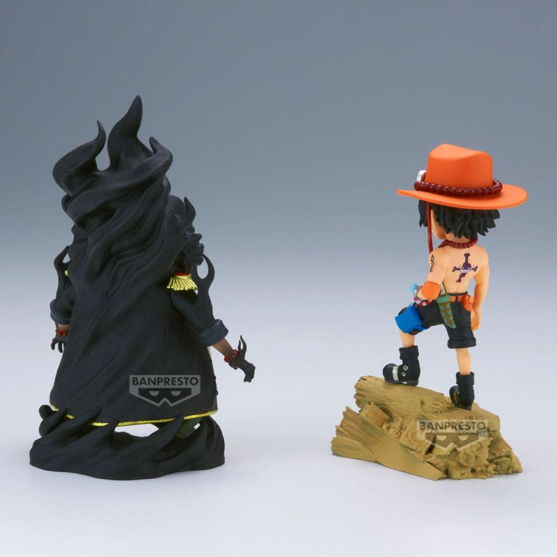 Portgas D. Ace e Marshall D. Teach WCF Log Stories One Piece Bandai