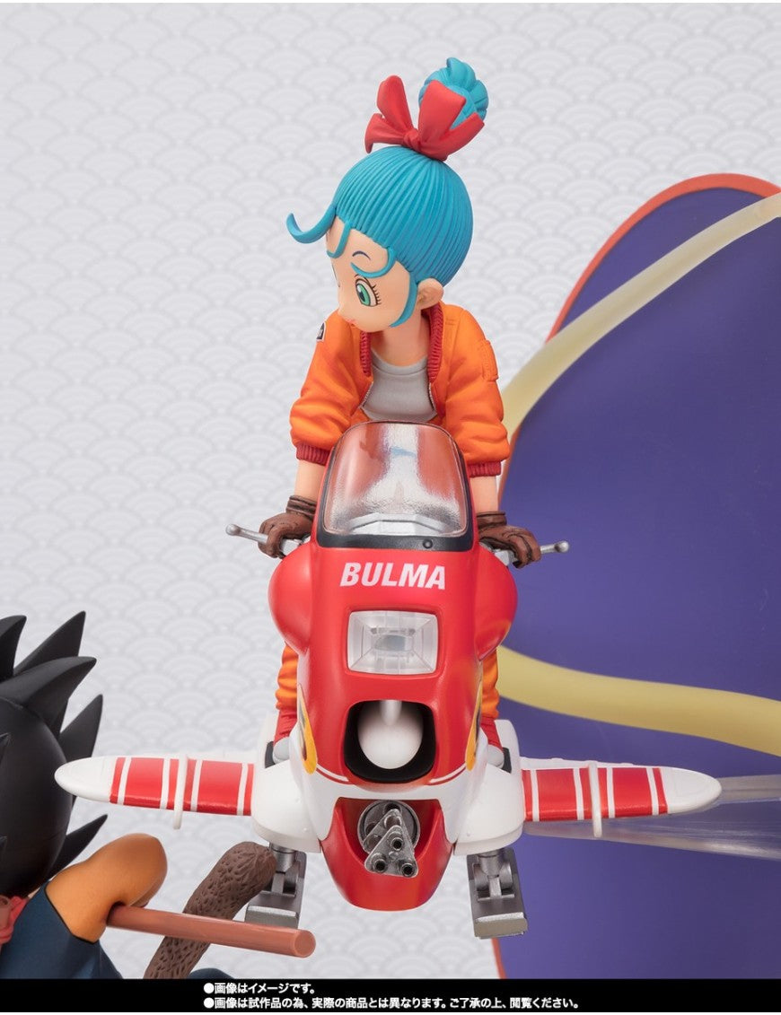 Goku e Bulma Figuarts Zero Dragon Ball Bandai