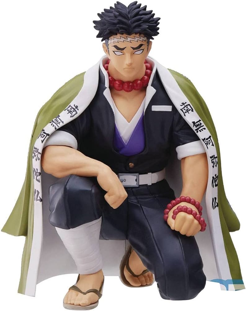 Cuscino Gyomei Himejima Demon Slayer Kimetsu No Yaiba 30cm - Cofanetto SEGA - Peluche Ufficiale, 144103 - Per Fan E Collezionisti