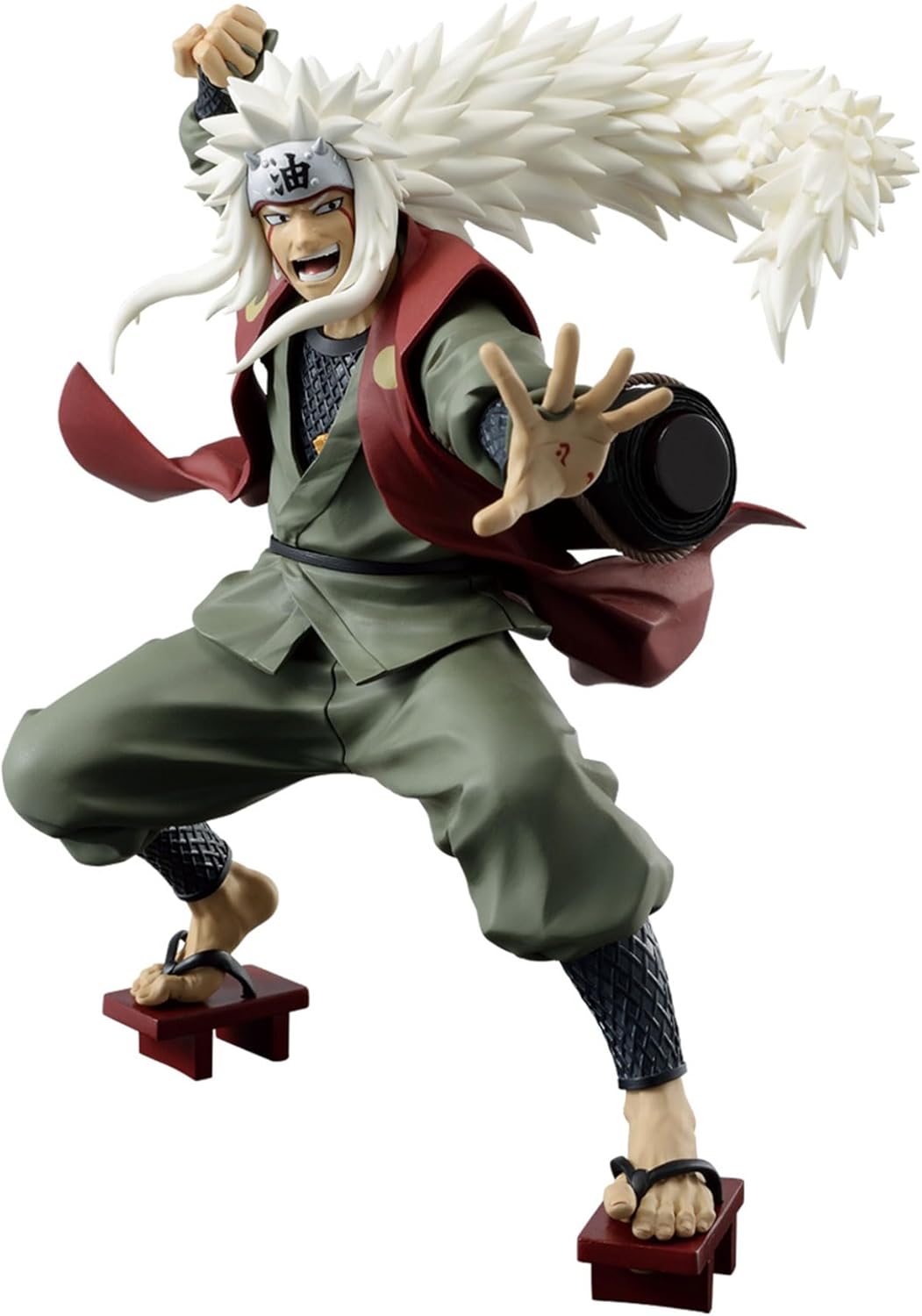 Jiraiya Colosseum Sculpted Ninja World War Naruto Shippuden Bandai