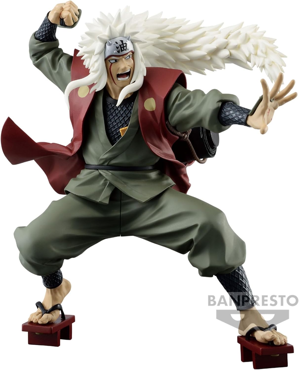 Jiraiya Colosseum Sculpted Ninja World War Naruto Shippuden Bandai