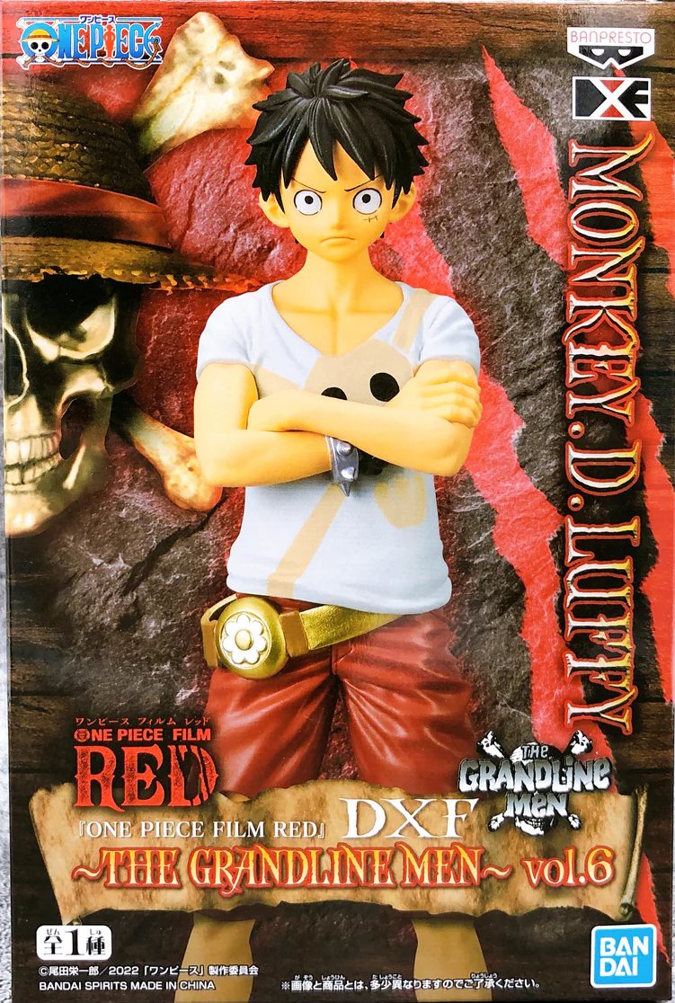 Monkey D. Luffy DXF One Piece Film Red The Grandline Men Vol. 6 Bandai