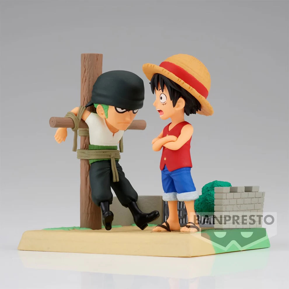 Luffy e Zoro WCF Log Stories One Piece Bandai