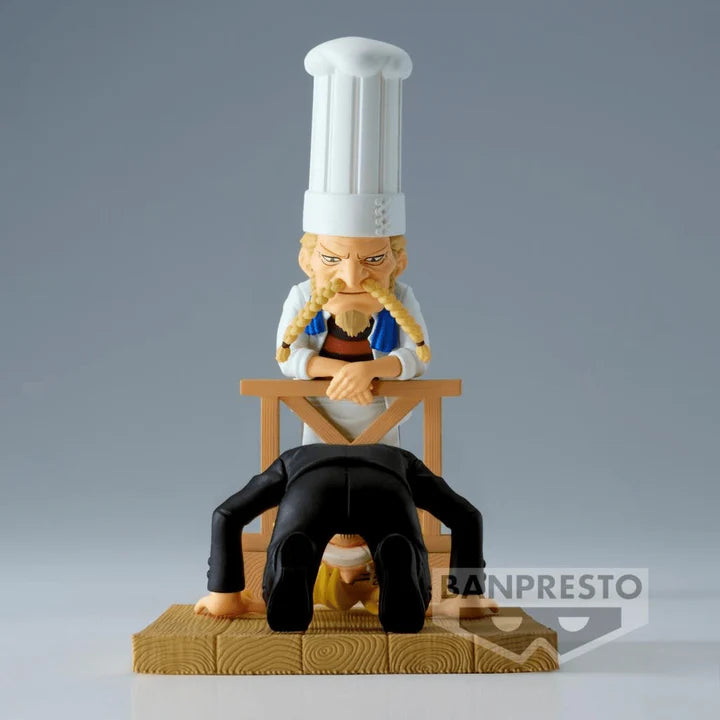 Sanji e Zeff WCF Log Stories One Piece Bandai