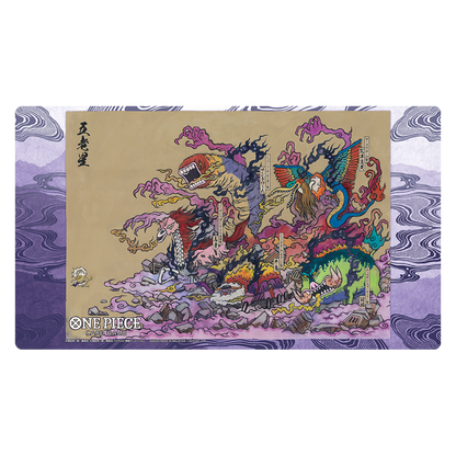 PSL ONE PIECE Card Game BASE SHOP Limited Playmat Vol. 2 The Five Elders (PREORDER carta promo "Empty Throne" inclusa)