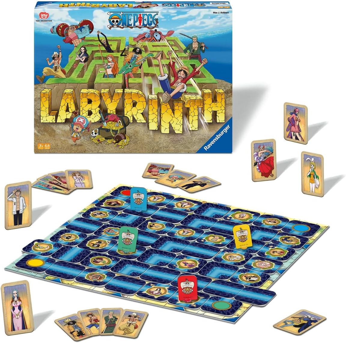 Labirinto One Piece, Gioco da Tavolo per Tutta la Famiglia, 2-4 Giocatori Ravensburger