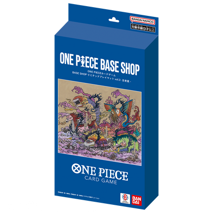 PSL ONE PIECE Card Game BASE SHOP Limited Playmat Vol. 2 The Five Elders (PREORDER carta promo "Empty Throne" inclusa)