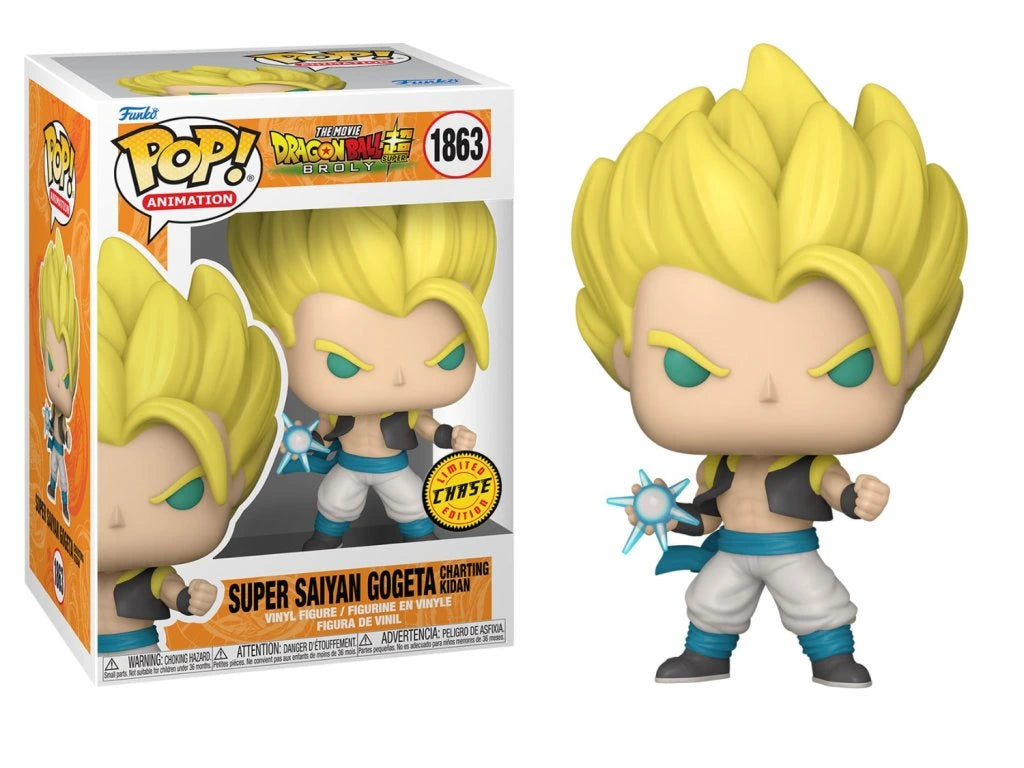 DRAGON BALL SUPER: BROLY - POP FUNKO VINYL FIGURE 1863 GOGETA CHASE
