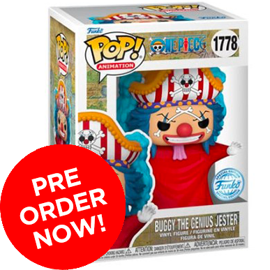 ONE PIECE - POP FUNKO Vinyl Figure Buggy (Post Time-Skip) Special Edition 9 cm