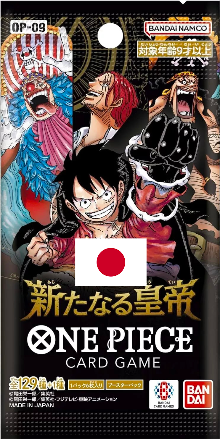 One Piece Card Game - Emperors in the New World OP-09 - Busta da 6 Carte (JAP)