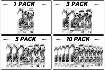 ONE PIECE Card Game 4th Anniversary! Treasure Campaign Pack (JAP) 1 Carta su 7