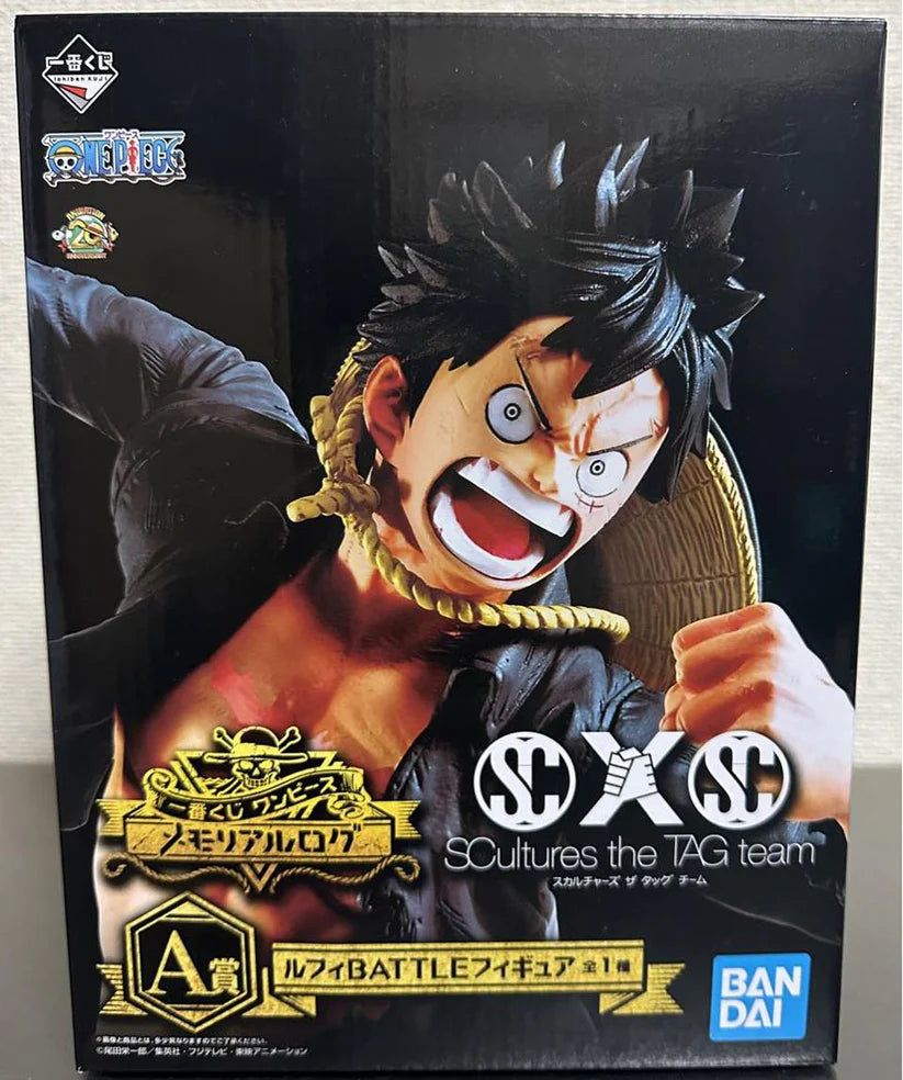 (Limited Edition) Bandai ONE PIECE "SCultures the TAG team" Luffy 20th anniversary Figure Memorial Log Battle Prize A