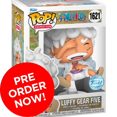 ONE PIECE - POP FUNKO VINYL FIGURE 1621 Luffy Gear Five Laughing 9 cm Special Edition