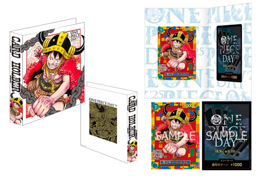 ONE PIECE DAY'25 CARD HOLDER (64 POCKETS) + FOLDER LIMITED OP DAY 25'