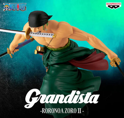 Roronoa Zoro Grandista II JAPAN VERSION ONEPIECE Bandai Banpresto