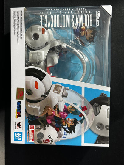 Goku e Bulma SH Figuarts Hoipoi Capsule No. 9 + SB01-057 Bulma/Son Goku: Childhood SR GRADE 10 [Fusion World] Promo Winner ENG