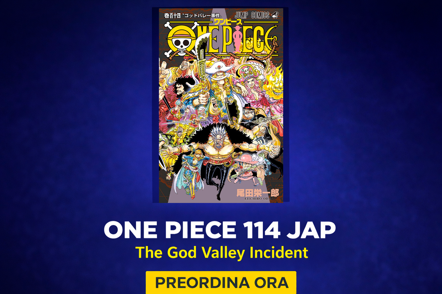 ONE PIECE VOL. 114 JAPAN - Cover Pirati Rocks