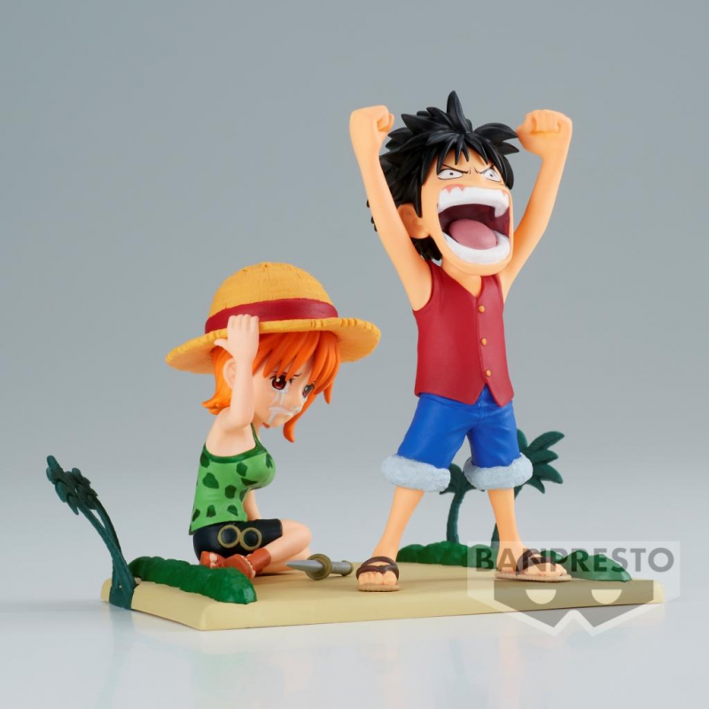 ONE PIECE WCF LOG STORIES - Set: Luffy e Nami