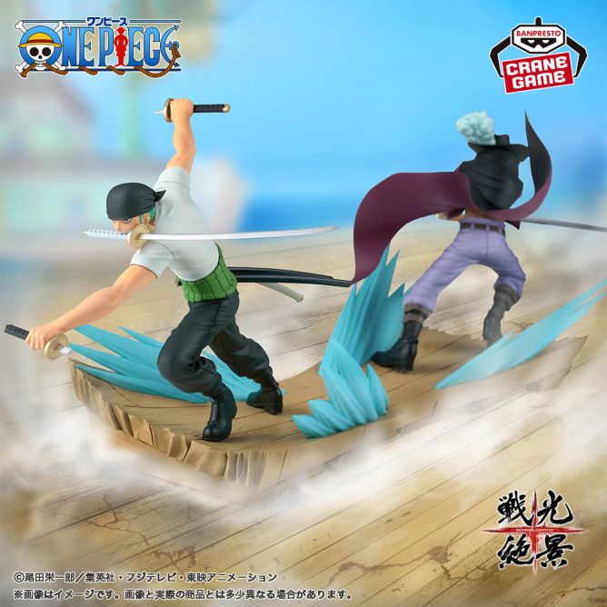 Roronoa Zoro e Dracule Mihawk - ONE PIECE Senkouzekkei