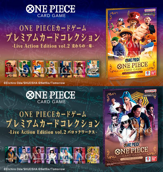 LIVE ACTION PREMIUM CARD COLLECTION VOL.2 - FOLDER Mugiwara/Baroque Works Spedizione Settembre