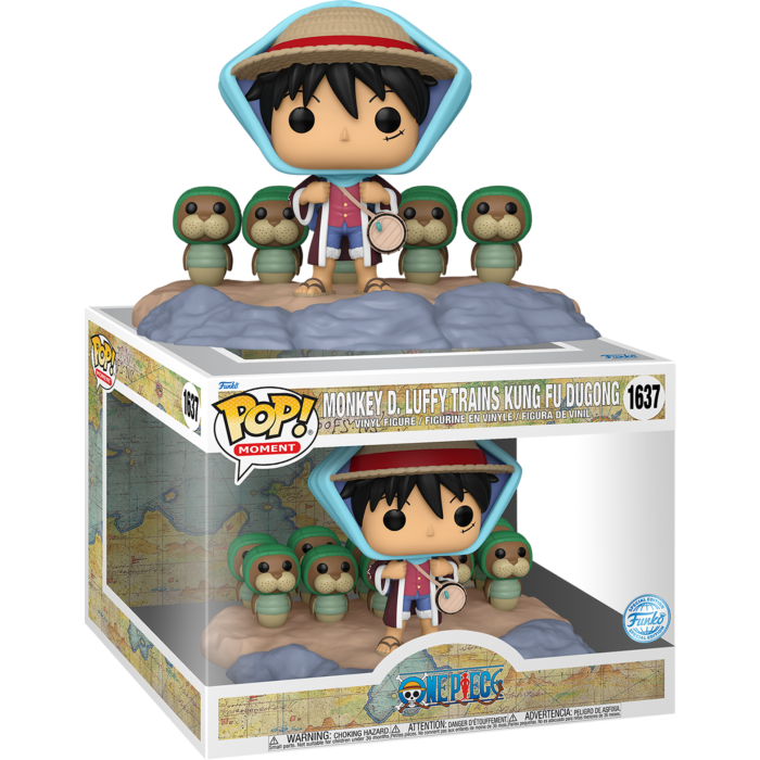 One Piece - Monkey D. Luffy Trains Kung Fu Dugong Moment FUNKO POP 1637 Special Edition