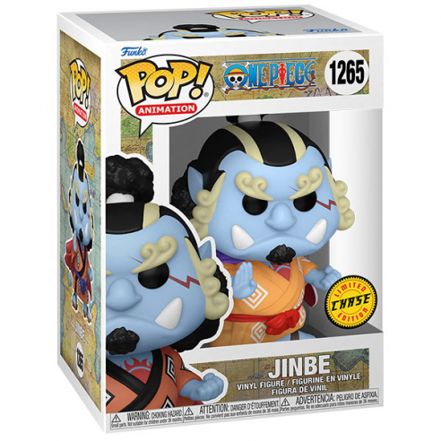 BUNDLE 1+1 ONE PIECE - POP FUNKO VINYL FIGURE 1265 JINBE REGULAR+CHASE (Limited Edition) 9CM