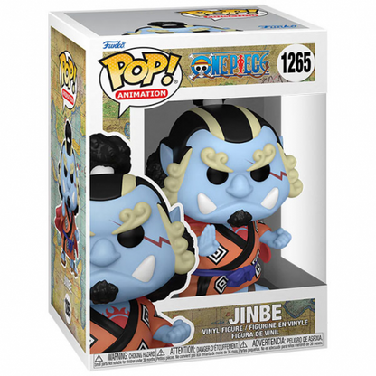 BUNDLE 1+1 ONE PIECE - POP FUNKO VINYL FIGURE 1265 JINBE REGULAR+CHASE (Limited Edition) 9CM