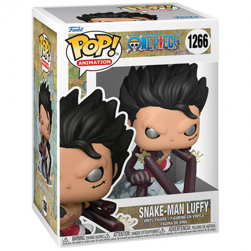 ONE PIECE - POP FUNKO VINYL FIGURE 1266 LUFFY SNAKE-MAN 10CM