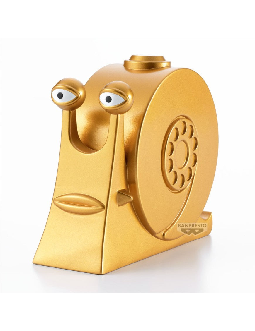 Lumacofono Golden Den Den Mushi Sofvimates One Piece Bandai