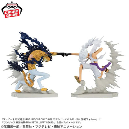 BUNDLE OFFERTA: ONE PIECE Senkozekkei Rob Lucci vs Monkey D. Luffy Version Gear 5