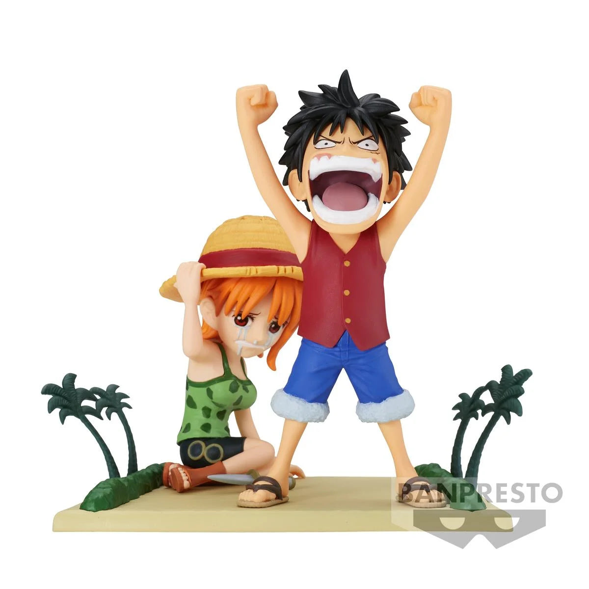 ONE PIECE WCF LOG STORIES - Set: Luffy e Nami