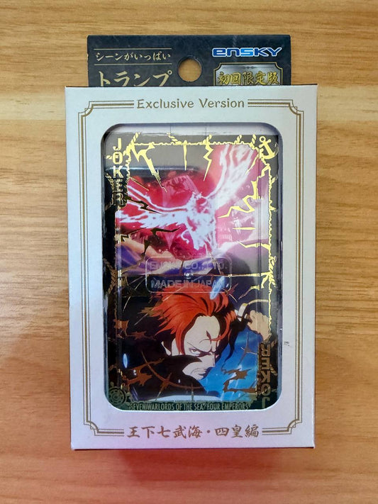 ONE PIECE – Carte da Gioco Shichibukai & Yonko – First Edition Limited con Shanks Foil Joker – Ensky 2026