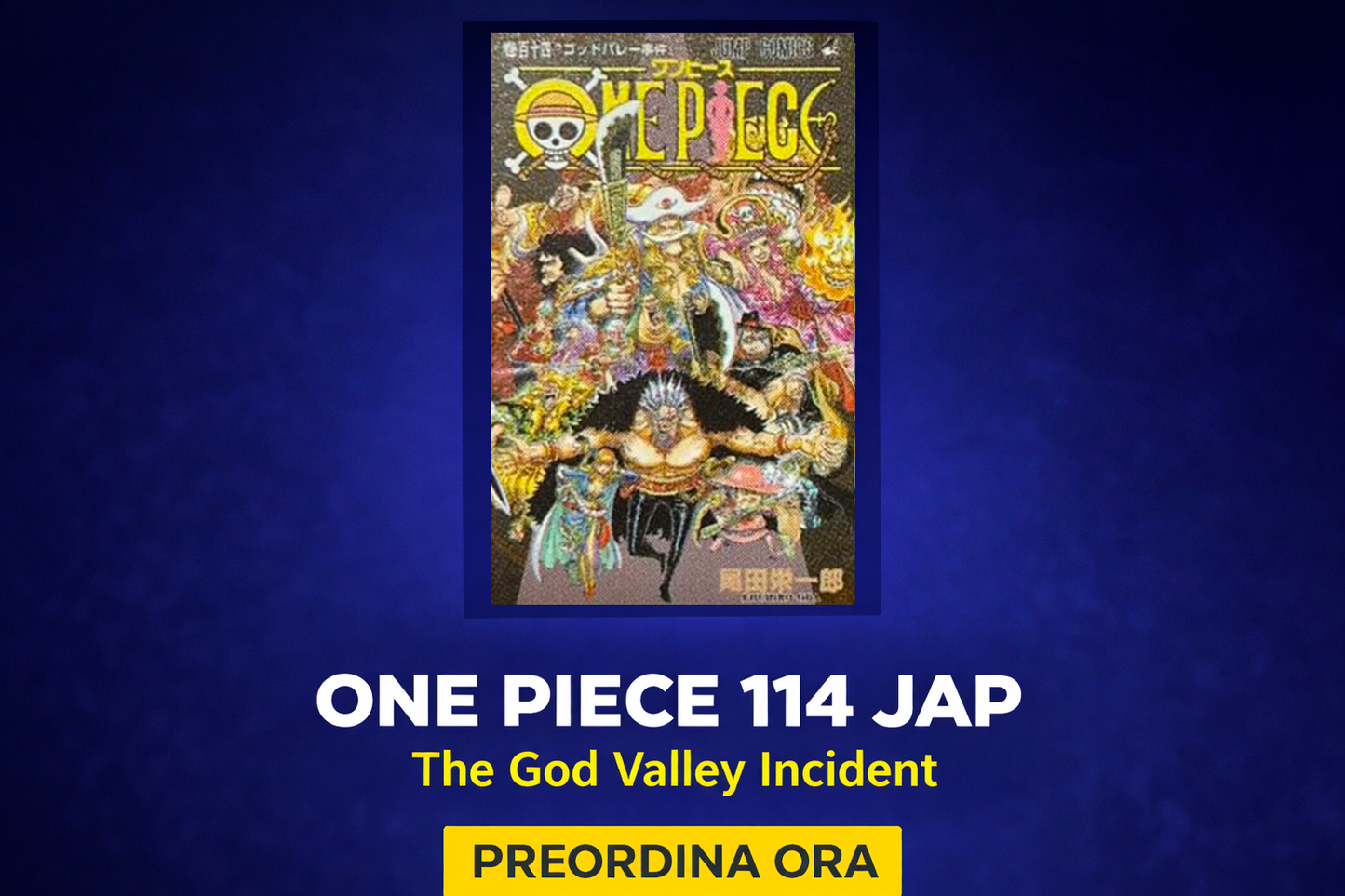 ONE PIECE VOL. 114 JAPAN - Cover Pirati Rocks
