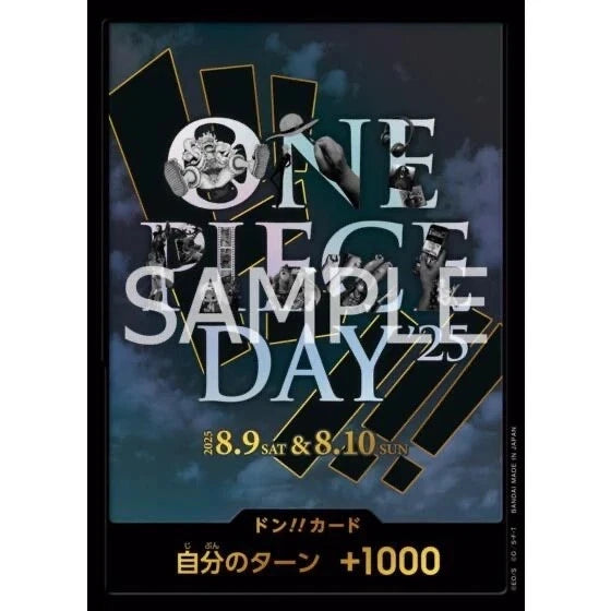 ONE PIECE DAY'25 CARD HOLDER (64 POCKETS) + FOLDER LIMITED OP DAY 25'