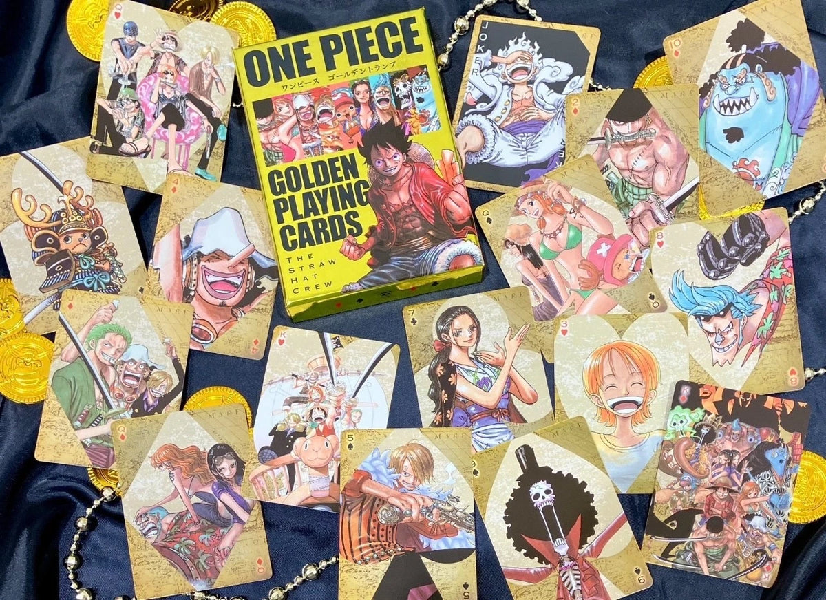ONE PIECE Golden Playing Cards - LIMITED EDITION