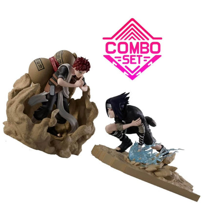 Sasuke Uchiha e Gaara Naruto Combination Battle Bandai