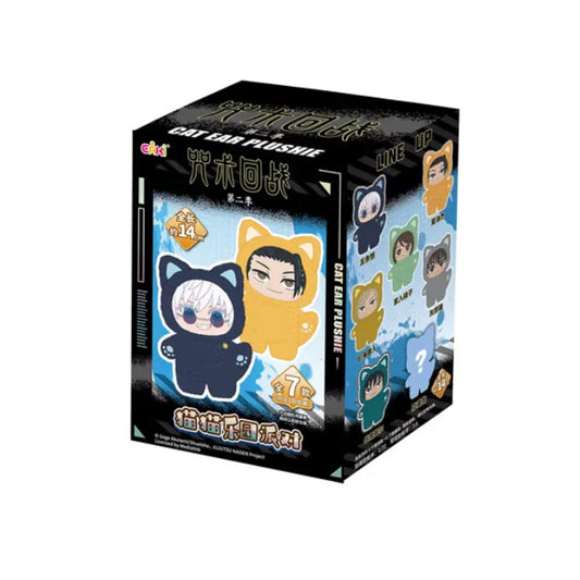 EAKI Jujutsu Kaisen Cat Ear Plushies Series Blind Box Single Box (Blind)