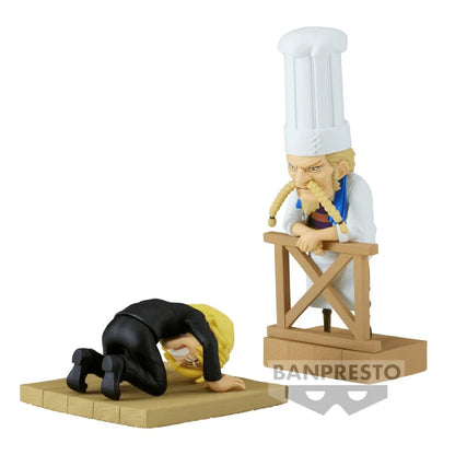Sanji e Zeff WCF Log Stories One Piece Bandai