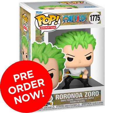 ONE PIECE - POP FUNKO VINYL FIGURE 1775 REGULAR RORONOA ZORO 9CM